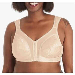 NEW Playtex 18 Hour 4695 Front-Close Wireless Flex Back Full Coverage 44B